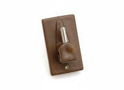 GANCIO PER BRIS BRIS IN PLASTICA IN BLISTER- - marrone, mm.32x18, in bl.4 pz. - 12 blister