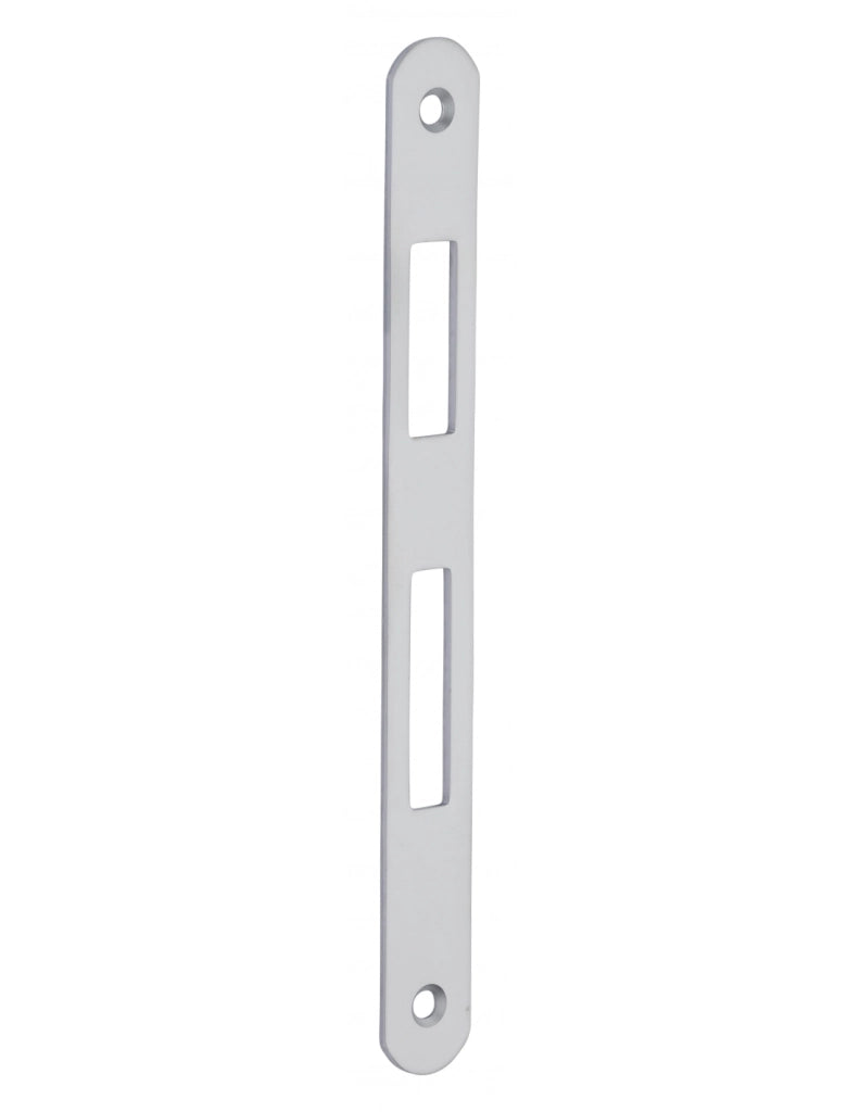 Serratura Patent da incasso 70mm x 40mm, reversibile, piastra tonda, richiamo 1/2 giro 1 chiave, cromo opaco - THIRARD