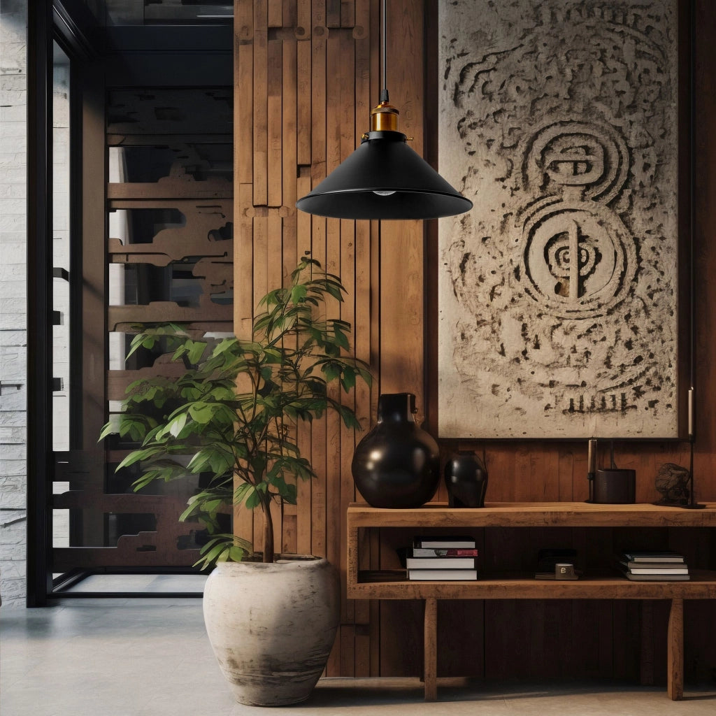 Lampada Da Soffitto Pensile Porto Black