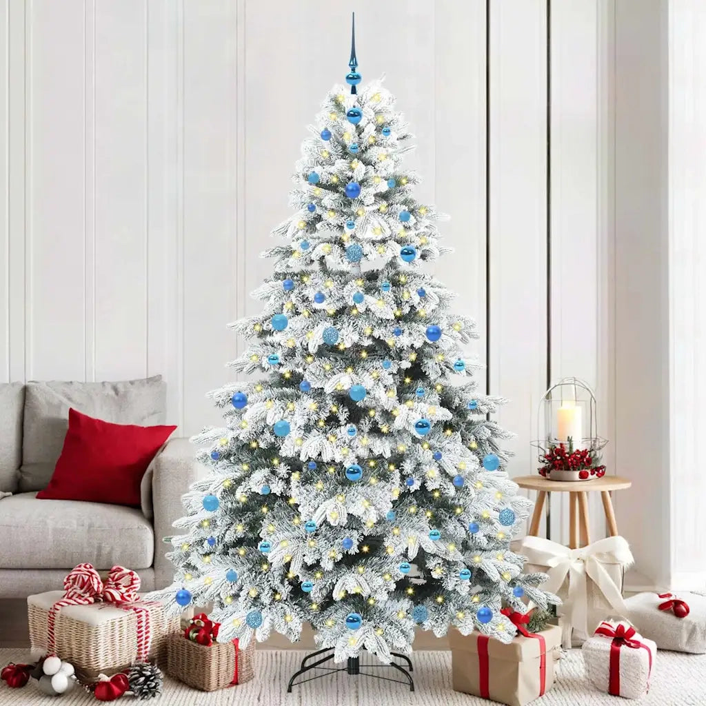Albero di Natale artificiale con 300 LED Bianco 210 cm PE e PVC 3397634
