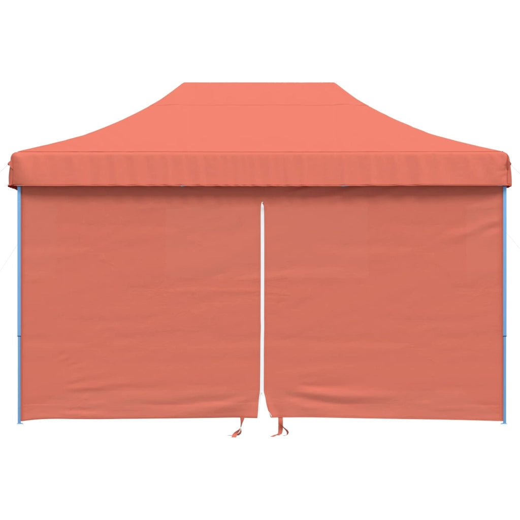 Tendone per Feste Pieghevole Pop-Up con 4 Pareti Terracotta 4004981