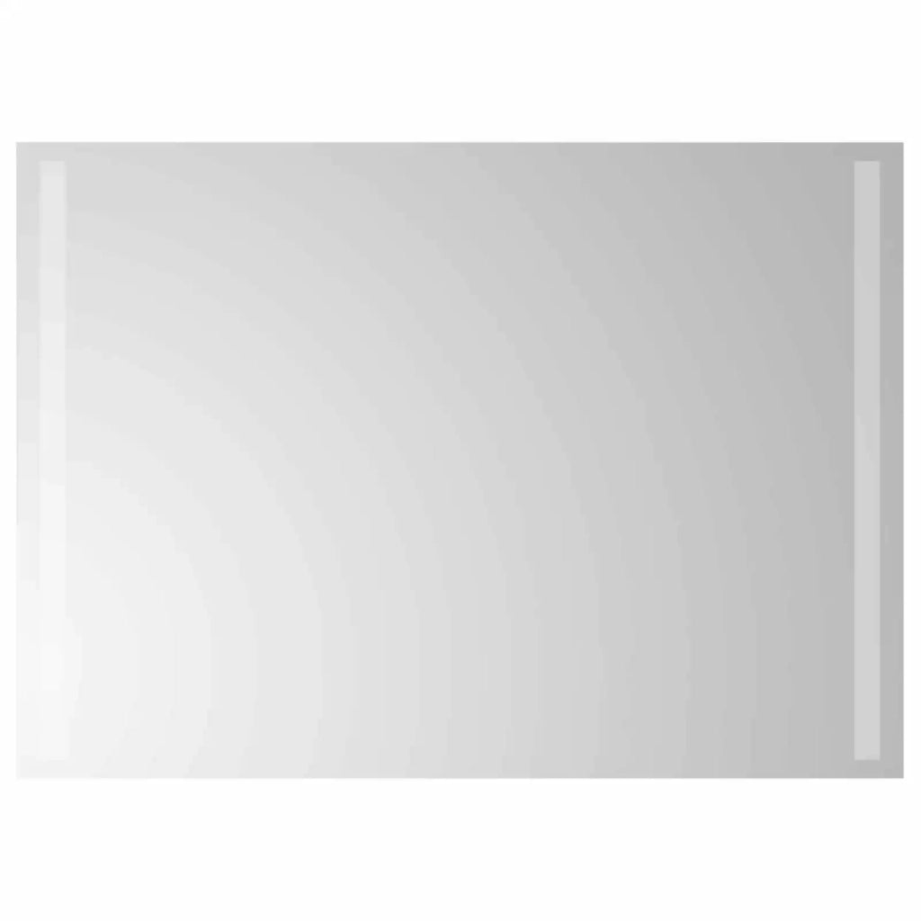 Specchio da bagno LED Trasparente 70 x 50 cm vetro temperato 42045796