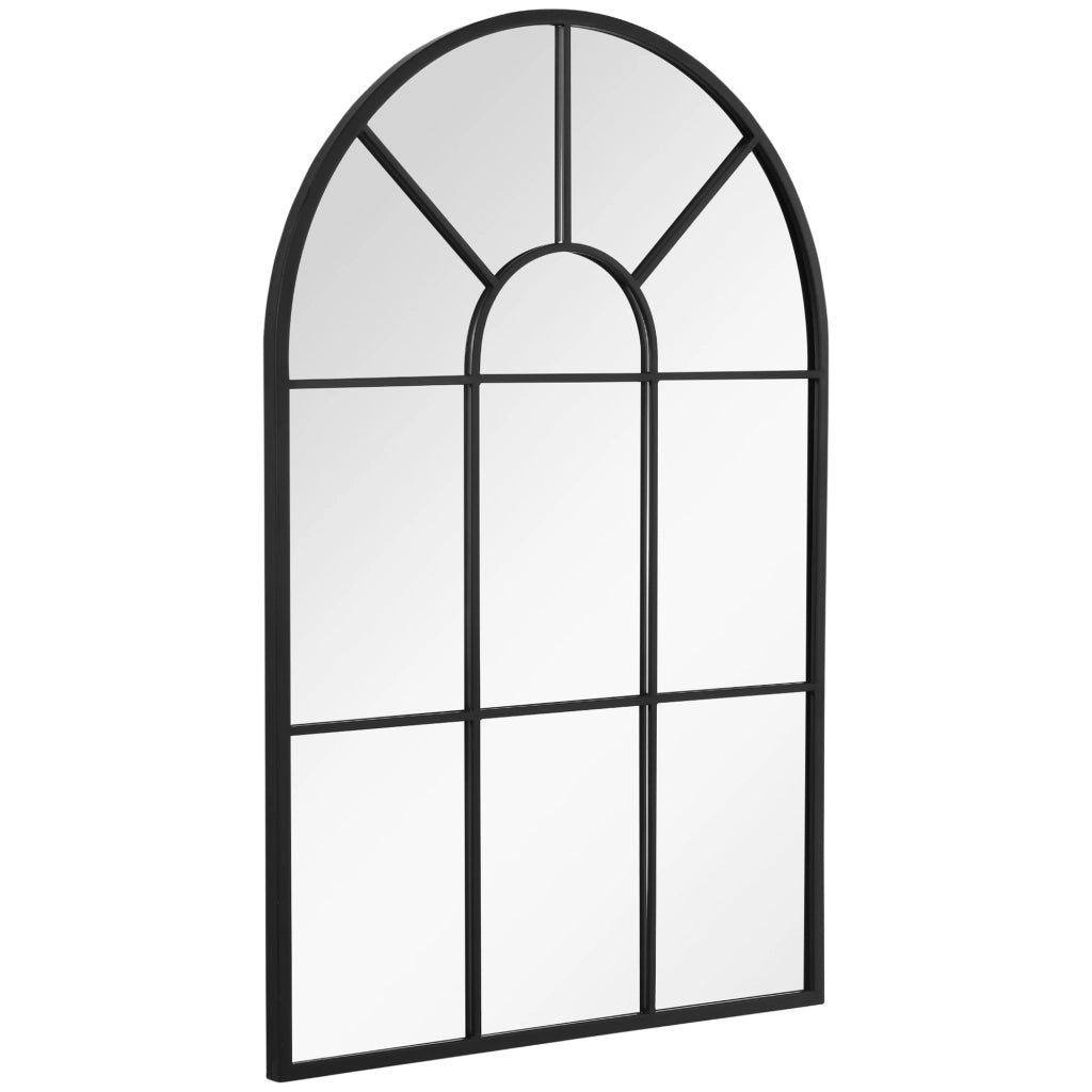 Specchio da Parete Moderno ¨C zephmum ¨C Nero Metallo 60x91cm