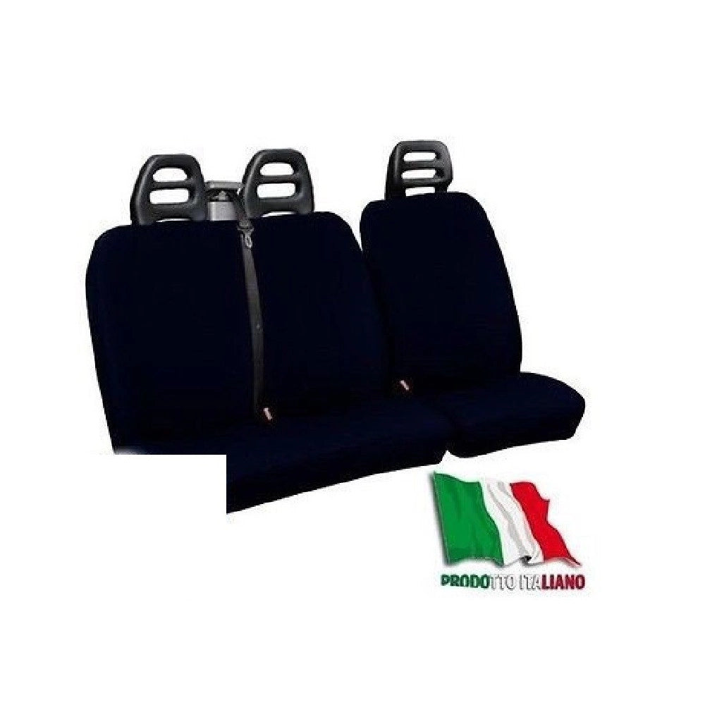 Trade Shop - Coprisedili Per Furgone 3 Posti Fodere Universali Cintura Alta -