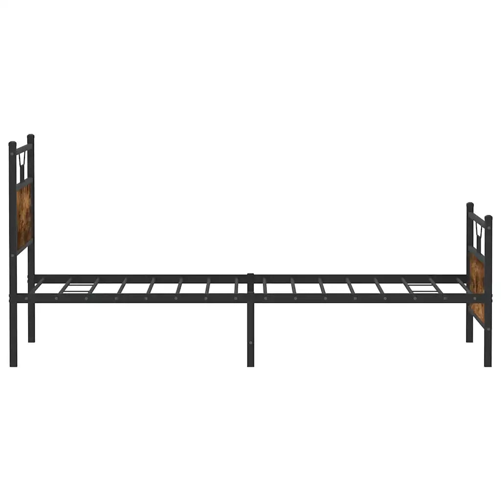 Giroletto senza Materasso Rovere Fumo 100x200 cm in Truciolato
