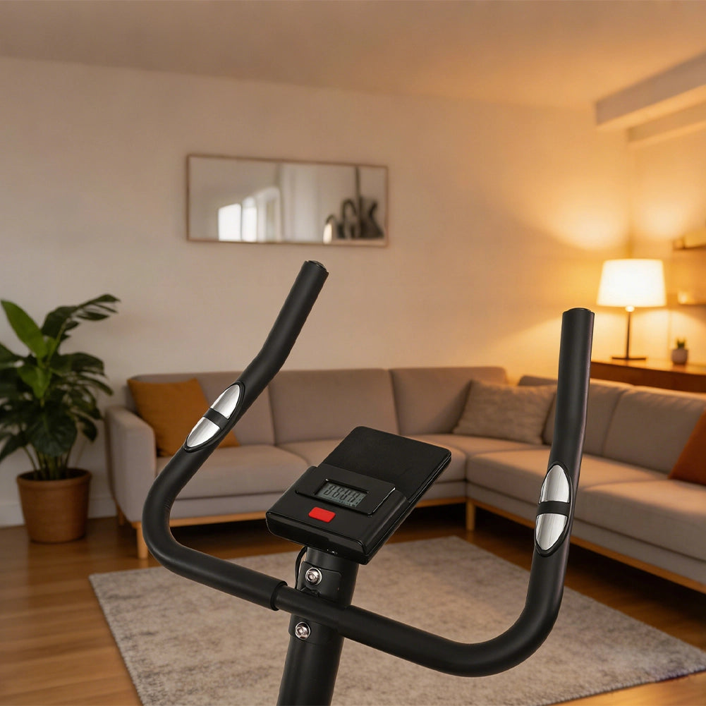 Cyclette Magnetica con 8 Livelli Potenza Bici Fitness Bicicletta Gym Allenamento