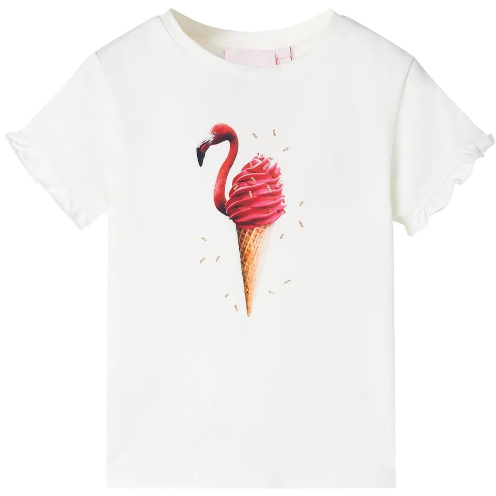 Maglietta da Bambina Ecru 104cod mxl 133413