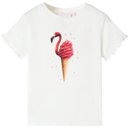 Maglietta da Bambina Ecru 104cod mxl 133413