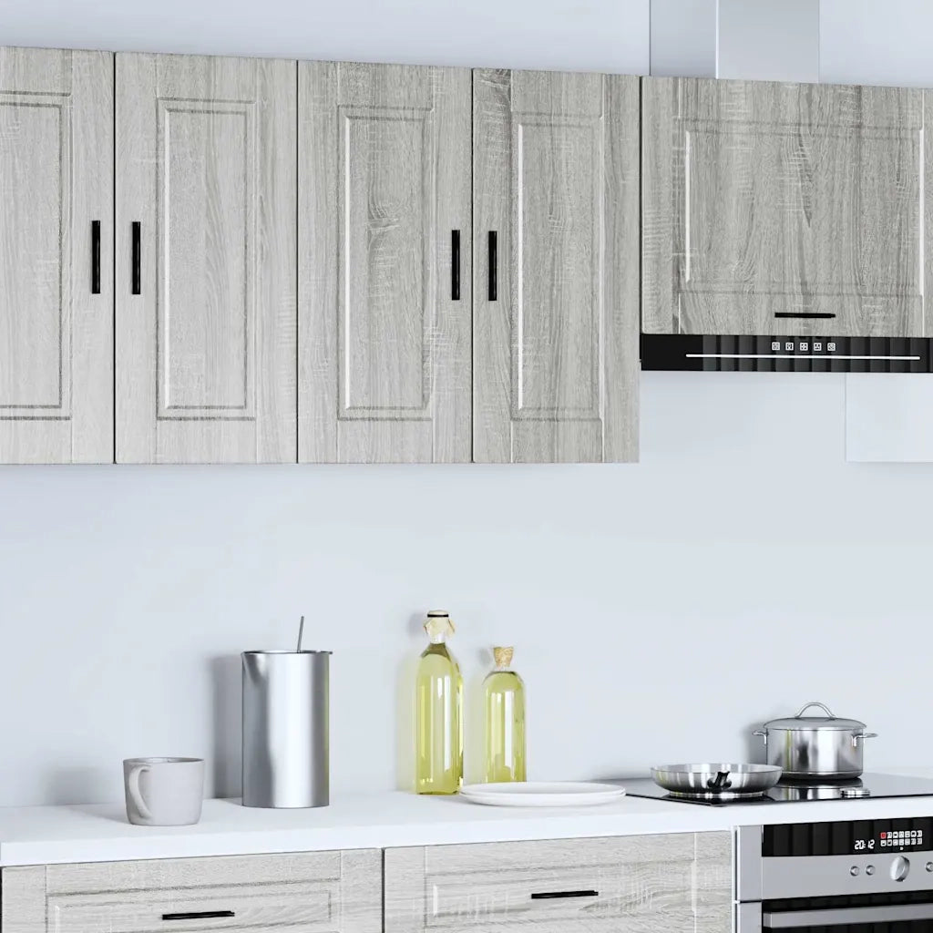 Pensile da Cucina Porto Grigio Sonoma in Legno Multistrato