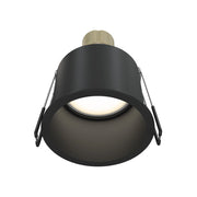 Faretto incasso soffitto tondo nero Maytoni Reif DL049-01B