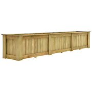 Fioriera rialzata 291 x 50 x 50 cm in legno di pino impregnato 02_0000846