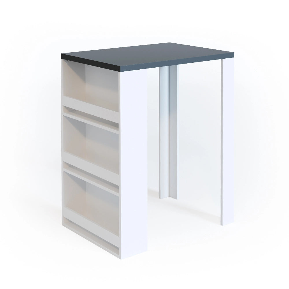Vicco Tavolo bar alto Antracite/bianco 57 x 80 cm