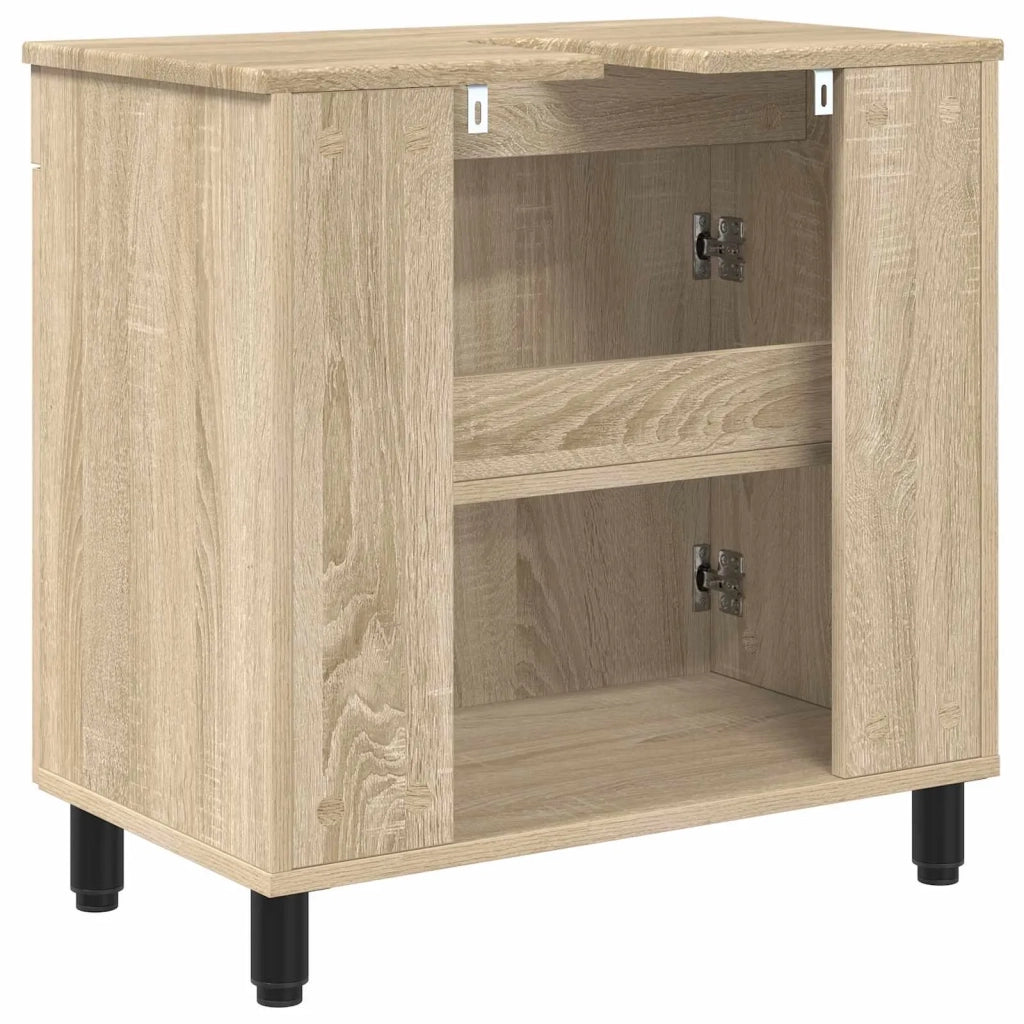 Mobiletto da bagno Rovere Sonoma 60 x 35 x 60 cm 889397
