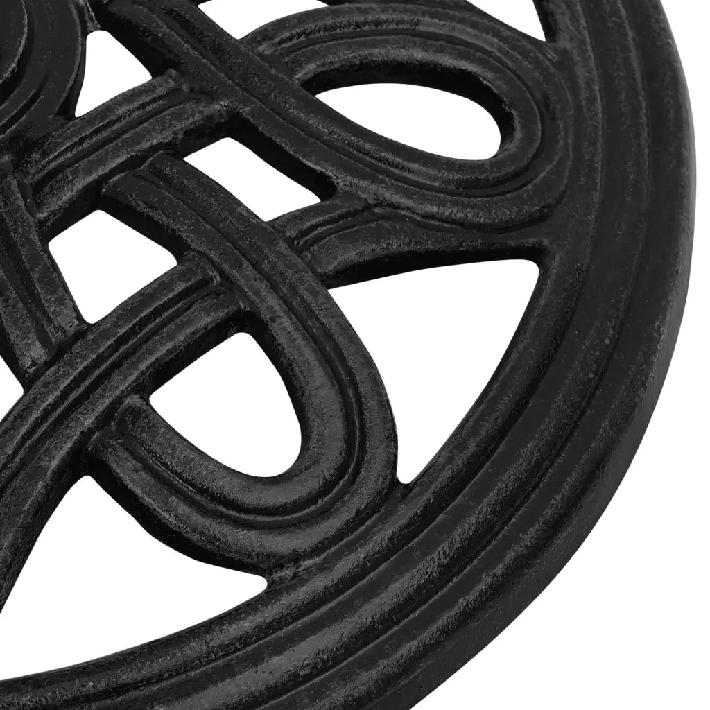 Base per ombrellone-Supporto per ombrellone Nera 44x44x32 cm in Ghisa