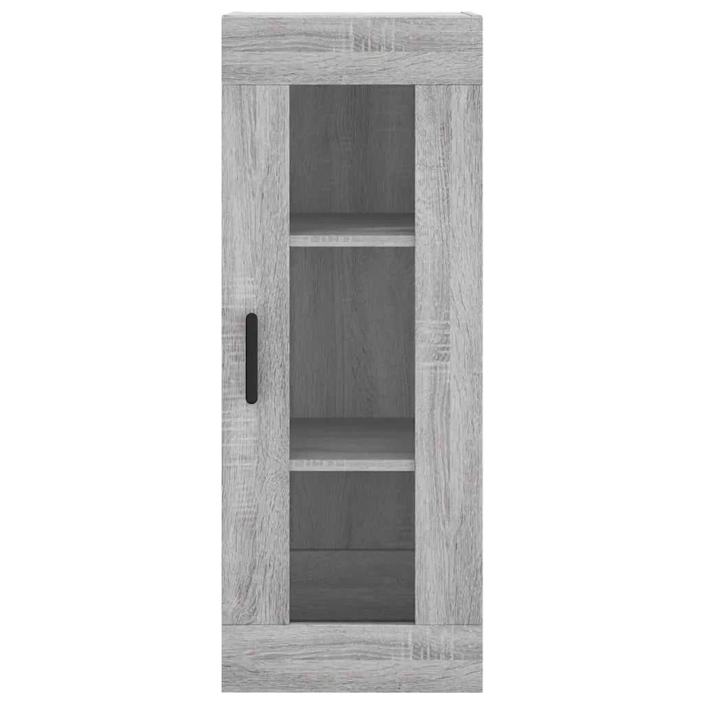 Armadietto a Muro | Mobile a Parete Grigio Sonoma 34,5x34x90 cm