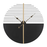 Orologio da Parete VKH236, Nero, Metallo, 60x4,5x60 cm