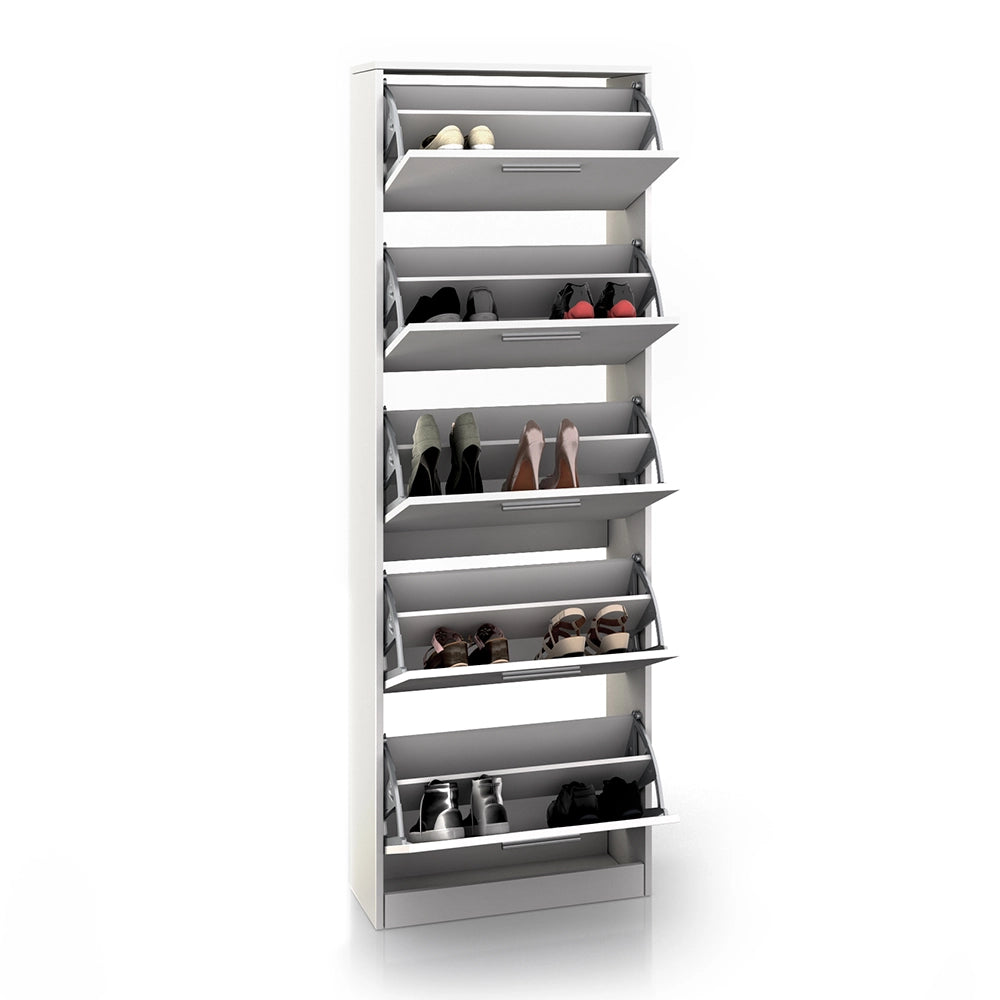 Vicco Scarpiera da ingresso Bianco 59 x 169.5 cm