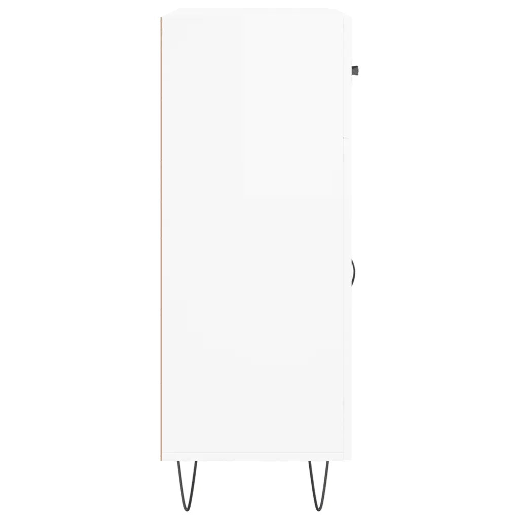 Credenza-Buffet-Armadio da cucina Bianca 69,5x34x90 cm in Legno Multistrato 700569