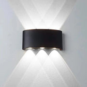 APPLIQUE PLAFONIERA LED 12W FARO FARETTO LAMPADA DA PARETE MURO DOPPIA LUCE 6500K