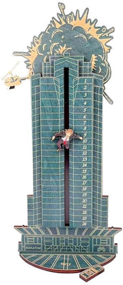 Calendario da parete in legno - Decorazione da tavolo - Calendario da aprire a giorni - Resistente alla luce - Rinnovabile - Modello: Die Hard - Codice prodotto: 123456