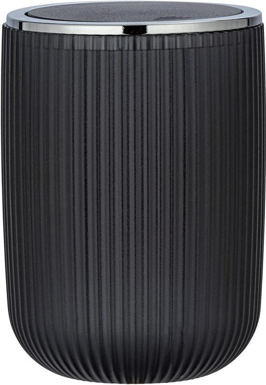 Afalmiere con coperchio oscillante, grigio, 2 l, plastica, 14,5 x 20 x 14,5 cm