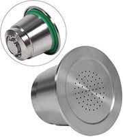 Capsule di Caffè Riscaldabili - Capsule di Caffè Riciclabili - In Acciaio Inossidabile - Sostenibile per l'ambiente - Leggero - Adatto per Macchina - 4-5 g di Polvere di Caffè - Capsula di Caffè