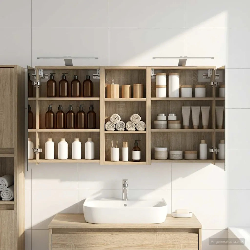 Set di Armadi da Bagno 3 pcs 116 x 16 x 62,5 cm 3403818
