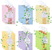 Set di diffusori di aroma 18 pezzi - Aromi naturali Lavanda/Gelsomino/Tiglio/Rosa/Mare/Citrus - Per armadietto/autocarro - Durata aroma lunga - Confezione elegante - Deodorante per ambienti