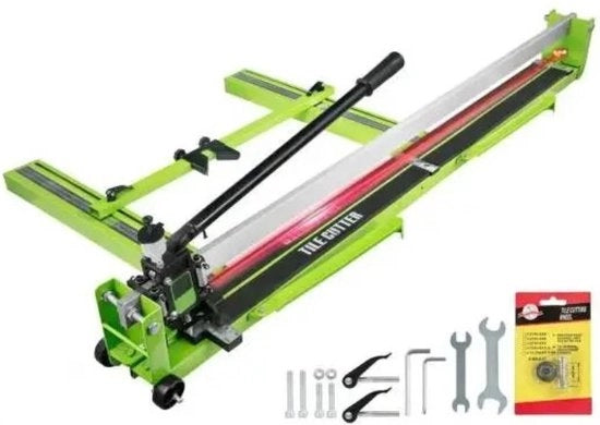 Taglierino per piastrelle manuale - Posizionamento laser infrarosso - 800MM - Verde