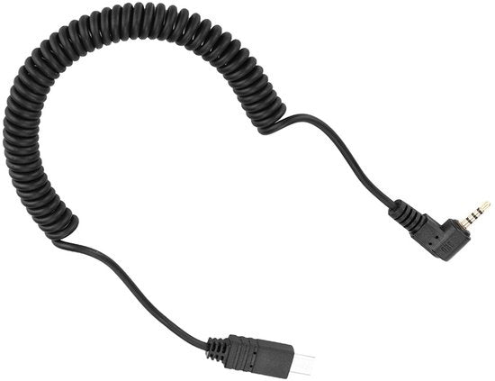 Accessorio per Fotocamera - Slittatore 2,5 mm - Comando a Distanza - Cavo di Svincolo - Adatto per A7/A6000/HX300 - Compatibile con Meyin RF624 - Controllo di Molti Apparecchi