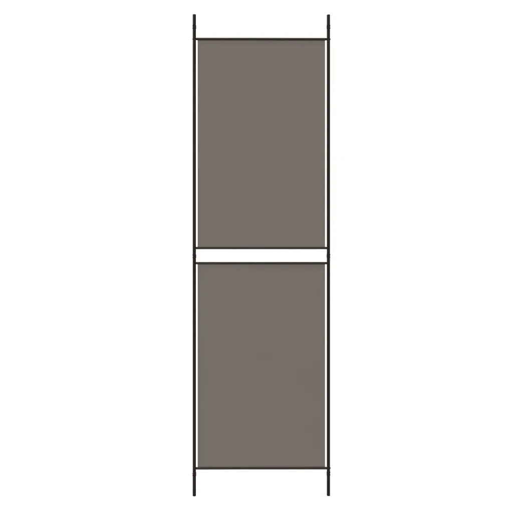 Divisorio a 6 Pannelli Antracite 300x220 cm Tessuto 350256