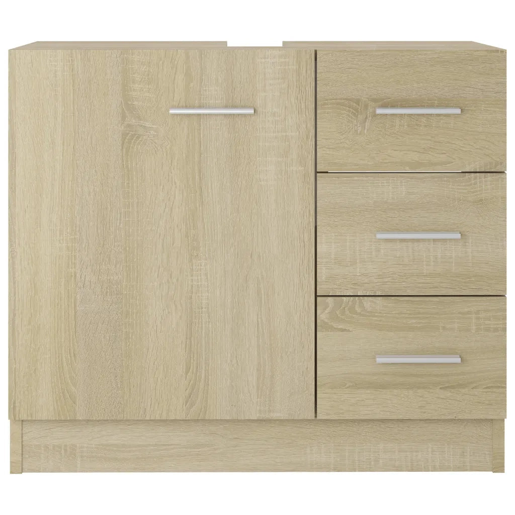 Mobile Sottolavabo Rovere Sonoma 63x30x54 cm in Truciolato cod mxl 14071