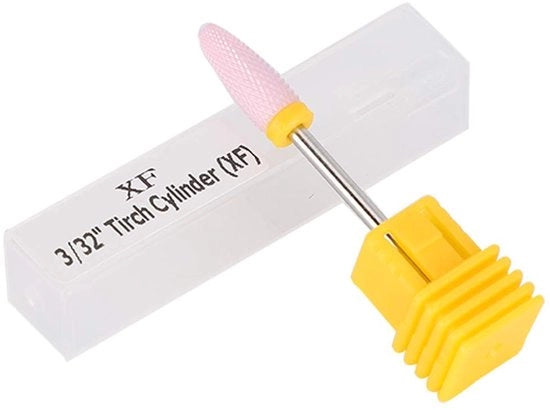 Kit di manicure - Boor ceramico cilindrico - 20 pezzi - Manicure fine - Per levigatrici unghie