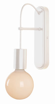 Applique Candellux ALTO bianca 1xE27 metallo 28cm IP20