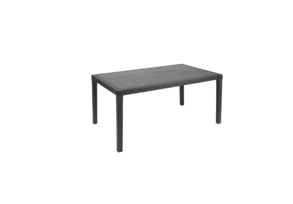 Tavolo Prince Antracite Rett.150X90X72 - Ipae-Progarden