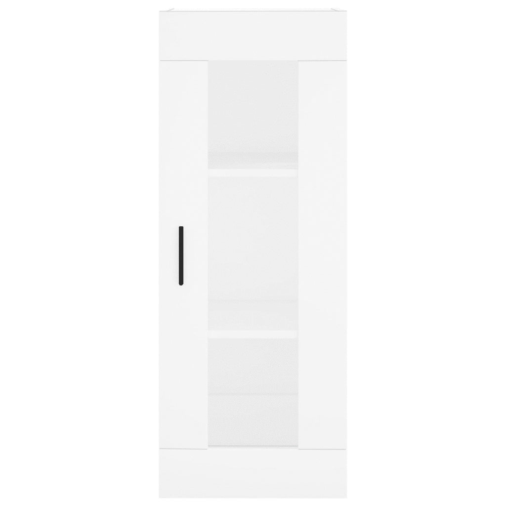 Credenza | Madia | Buffet da pranzo | Armadio da pranzo Bianca 34,5x34x180 cm in Legno Multistrato