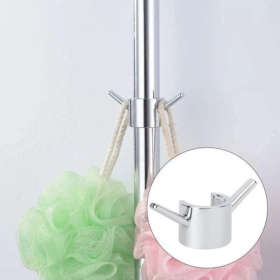 3 Pezzi di Supporto in Acciaio Zinato per Doccia Bagno - Supporto per Rubinetto per Bagno Cucina Accessori.