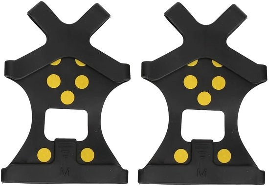 Spighe per Scarpe da Trekking - Spighe Antiscivolo in TPE e Gomma - 10 Spighe in Acciaio Inossidabile - Ergonomico e Leggero - Facile da Utilizzare