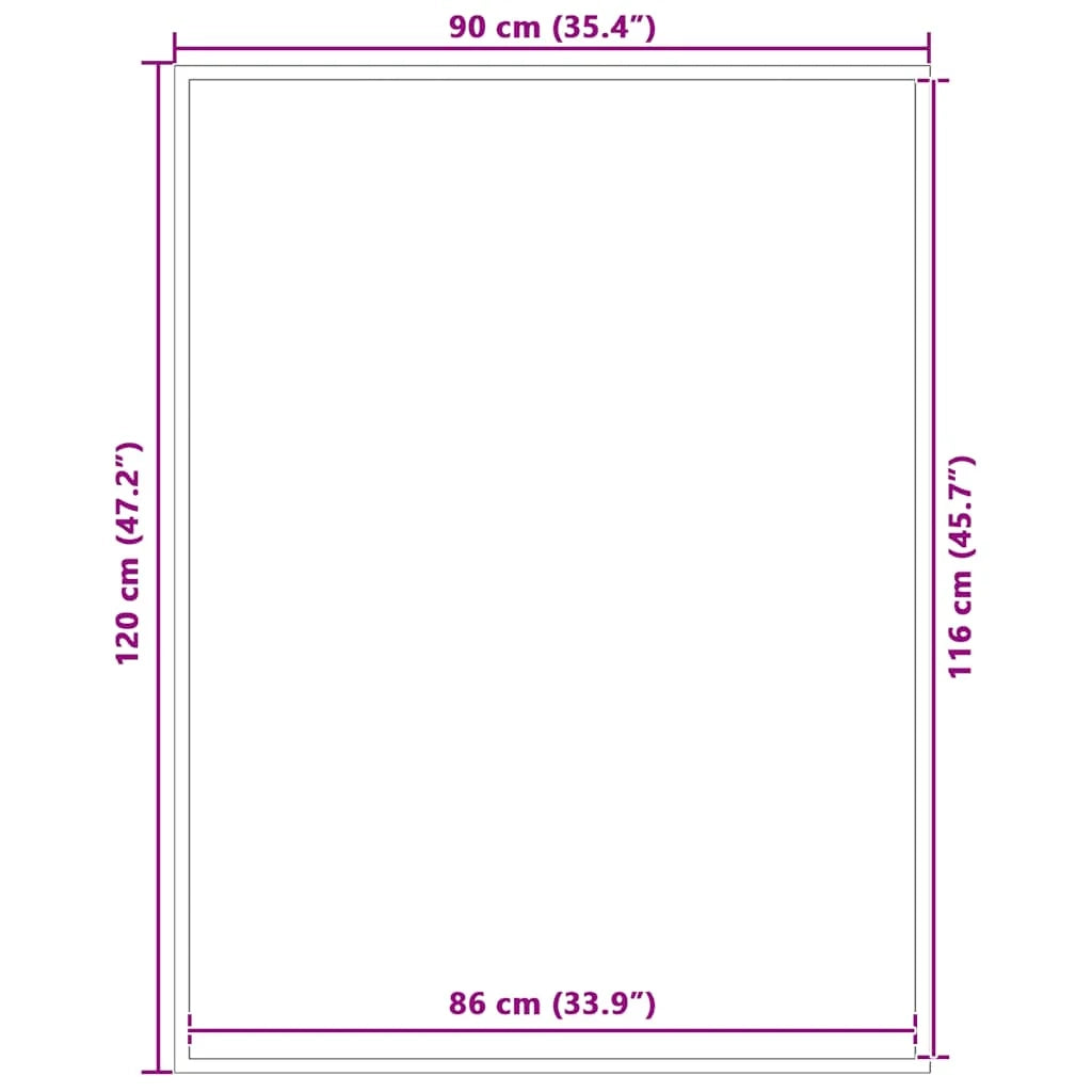 Zerbino antiscivolo flessibile per esterni 90 x 120 cm zerbino d'ingresso dal design moderno in PP marrone 02_0058131