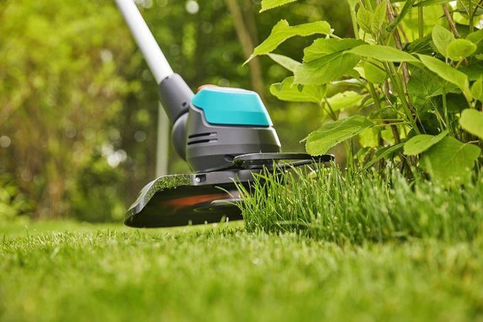 Gardena EasyCut 23/18V P4A 23 cm Batteria Nero, Blu, Arancione, Argento