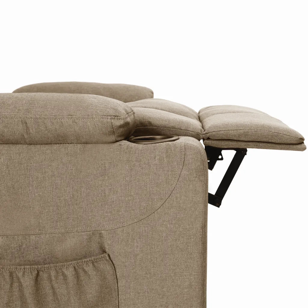 Poltrona Reclinabile in Tessuto Tortora 339090