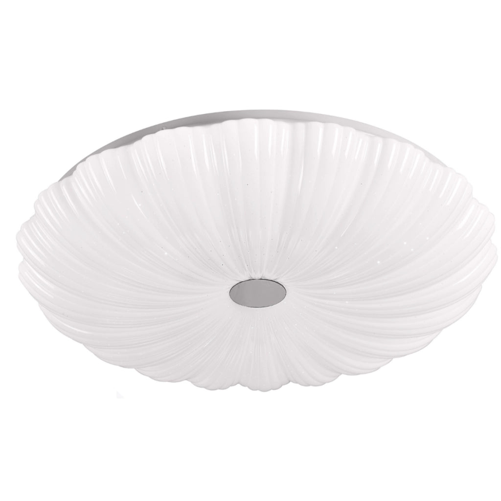 Plafoniera LED Polux Flower 48cm 72W con telecomando