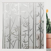 Foglia di protezione per finestre - Decorativa - Anti-UV - 3D Bamboo - 60 x 200 CM - Facile da installare