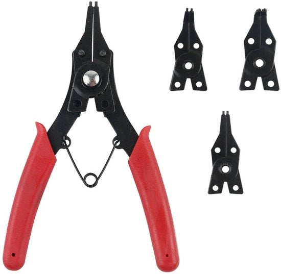 Tang a Chiave 4-in-1 - Oogjestang - Zeilringtang - Attrezzo di Alta Qualità - Acciaio Inossidabile - Maniglie Antiscivolo - Tang a Chiave