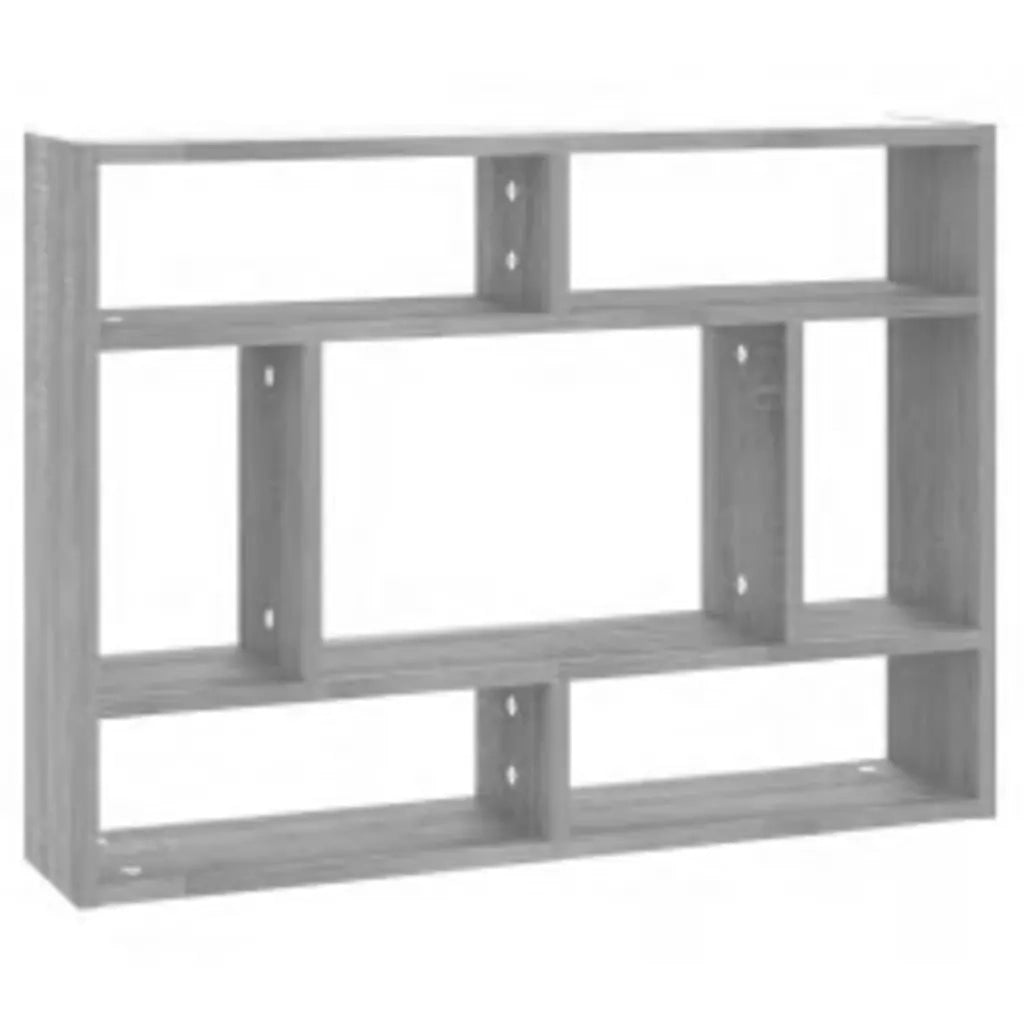 Mensola a Muro Grigio Sonoma 75x16x55 cm in Legno Multistrato 815844