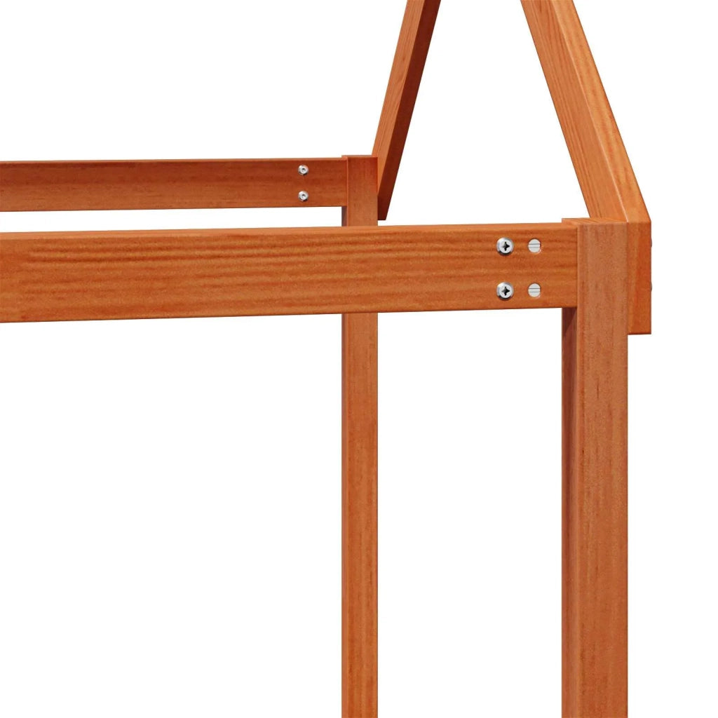 Struttura per letto soppalco Marrone Cera 90 x 190 cm 3422774