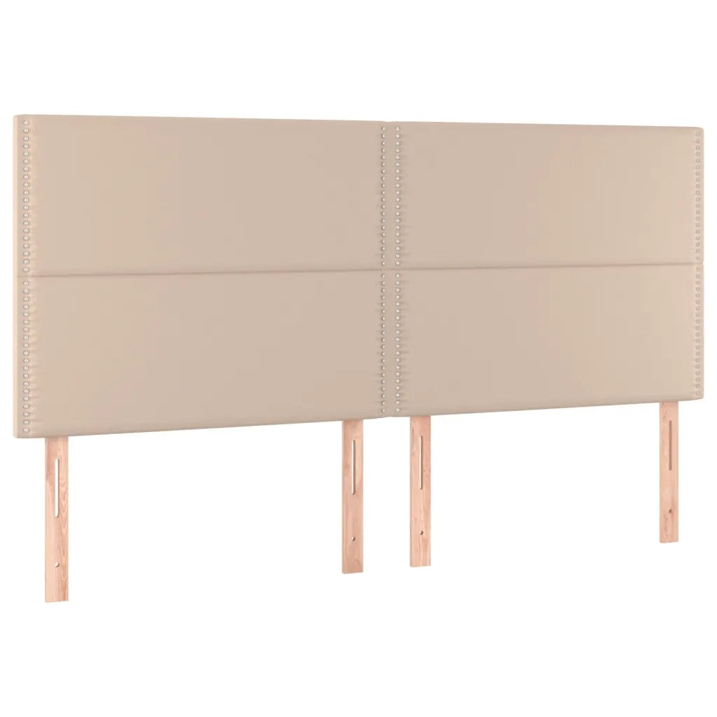 Testiera Cappuccino 180x5x118/128 cm in Similpelle
