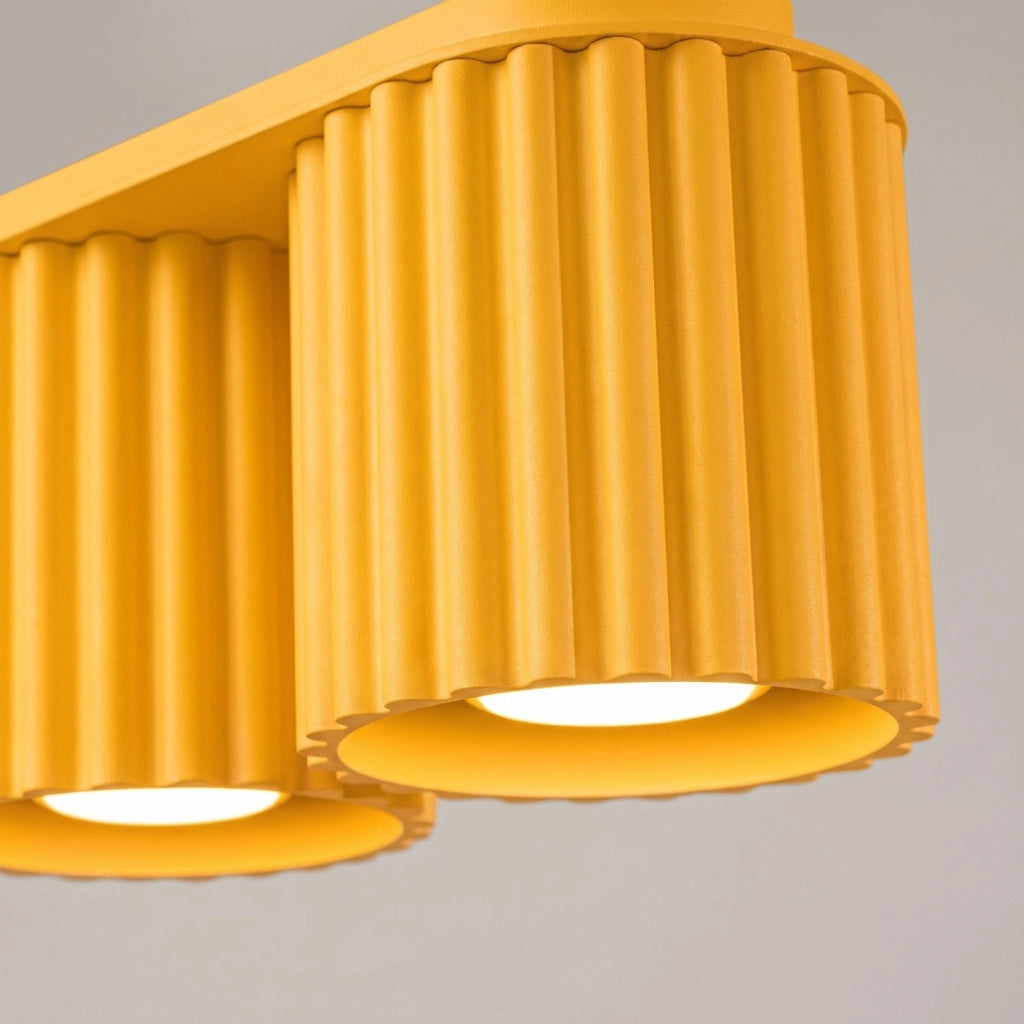 Plafoniera AURA 2 giallo GU10