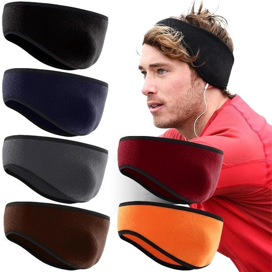 Set di 6 Copriorecchi per Sport invernali - Copertura completa - Orecchini riscaldanti per donne e uomini - Fascia sportiva per capelli - Set per attività all'aperto