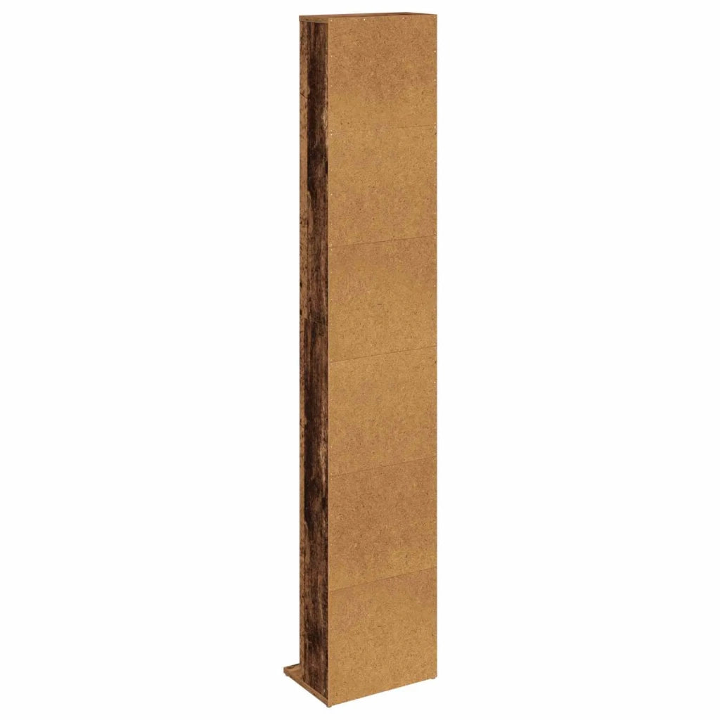 Mobile per CD Legno antico 33 x 23,5 x 175 cm 8012654